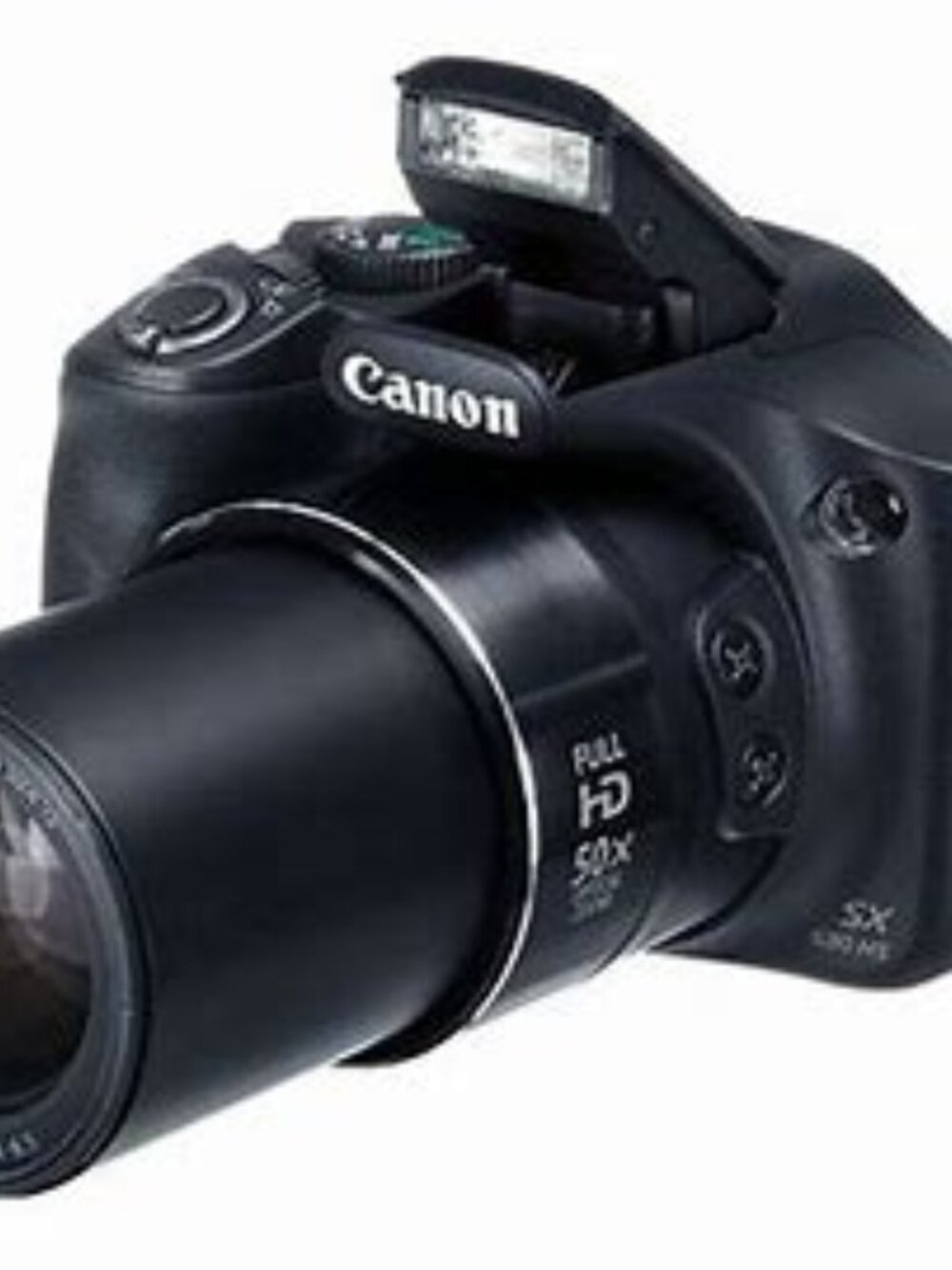 Canon Powershot SX530HS Black Point and Shoot Digital Camera w Bag with Charger